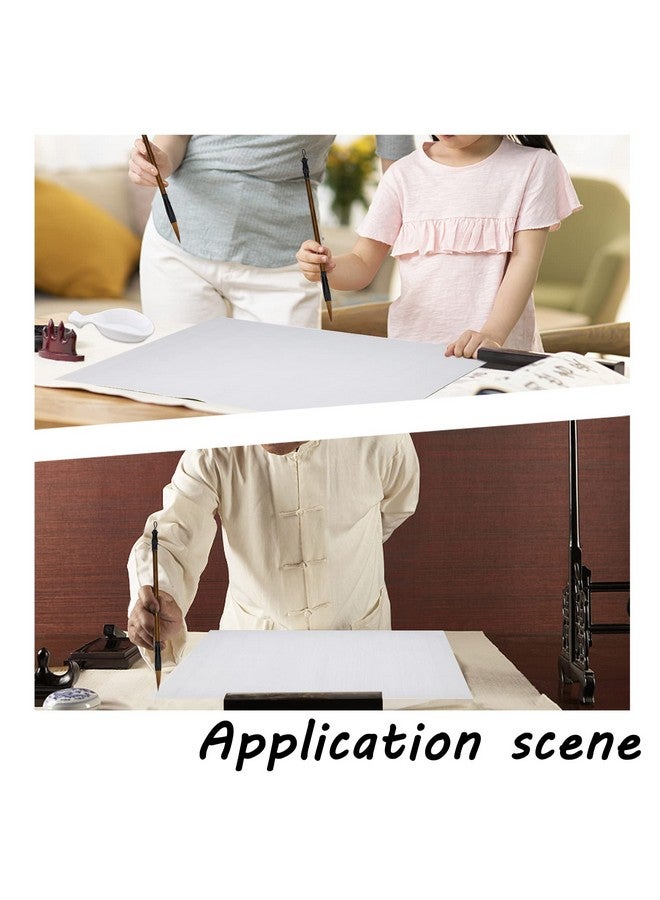 بي إتش باندا هول مجموعة أدوات الخط الصيني من PH PandaHall، 14 قطعة بدون حبر، ورق قماش للكتابة بالماء قابل لإعادة الاستخدام، فرش الخط الصيني التقليدي وطبق ماء للمبتدئين لممارسة السنة الصينية الجديدة، 17 × 13 بوصة - Image 3