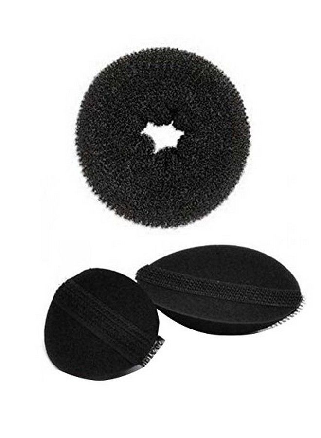 OUT OF BOX Set Of 2 Princess And Donut Medium Hair Puff Volumizer Puff Maker Party Hairdos Women Hair Clip Hair Style Maker - Image 1