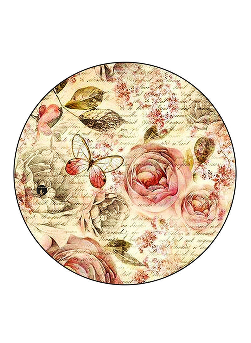 RKN Flowers Printed Mouse Pad  Multicolour