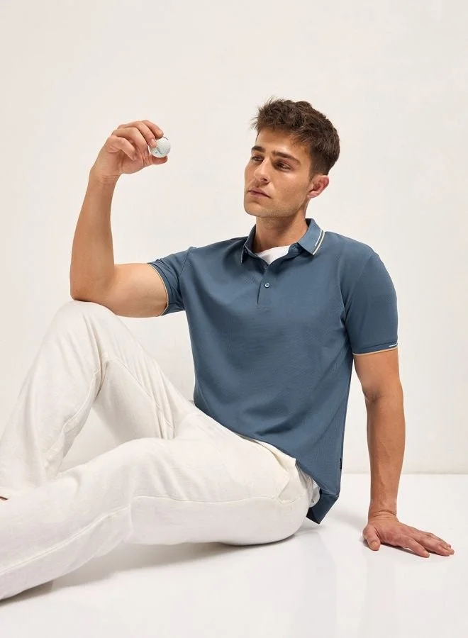 THE BEAR HOUSE  Men's Polo Shirt for Casual & Semi-Formal Wear | Classic Collar Neck T-Shirt | Comfortable, Stylish & Versatile for Office, Travel, Outings & Everyday Use for Men | Best Price UAE