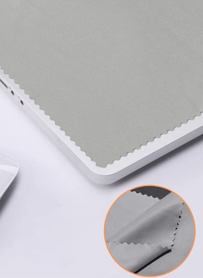 بشكل مختصر مفرش حماية بصمة لوحة المفاتيح وشاشة من النسيج الميكروفيبر ومفرش التنظيف متوافق مع MacBook Air 13"/M2 13.6"، MacBook Pro 14" و MacBook Pro 13"، مفرش تغطية لوحة المفاتيح من النسيج الميكروفيبر - Image 5