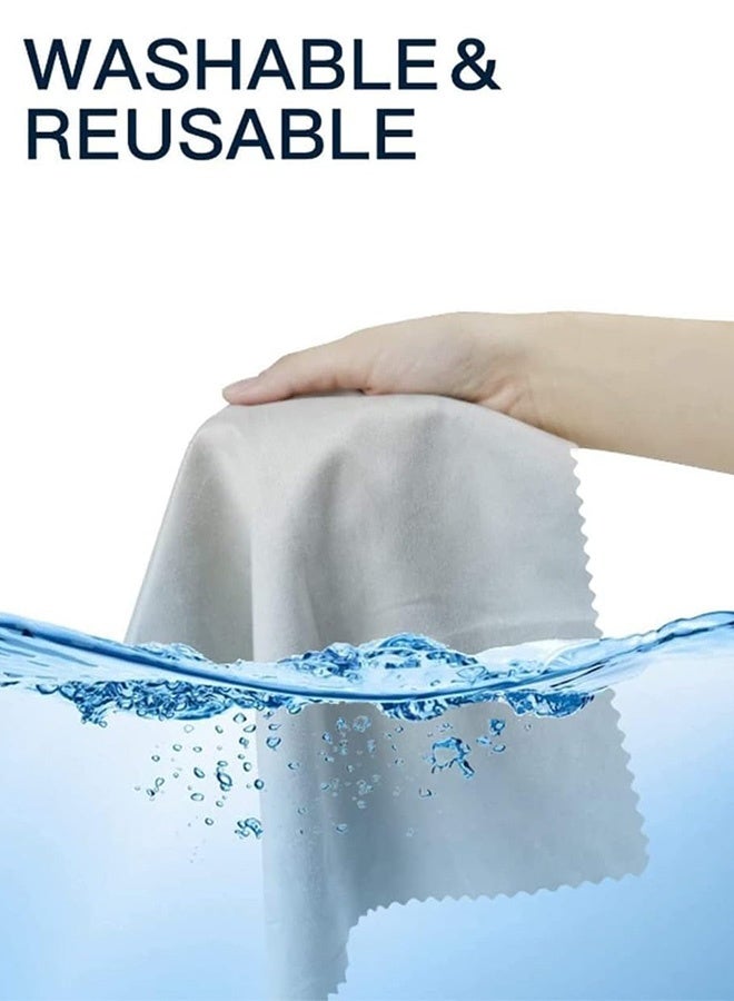 بشكل مختصر مفرش حماية بصمة لوحة المفاتيح وشاشة من النسيج الميكروفيبر ومفرش التنظيف متوافق مع MacBook Air 13"/M2 13.6"، MacBook Pro 14" و MacBook Pro 13"، مفرش تغطية لوحة المفاتيح من النسيج الميكروفيبر - Image 4