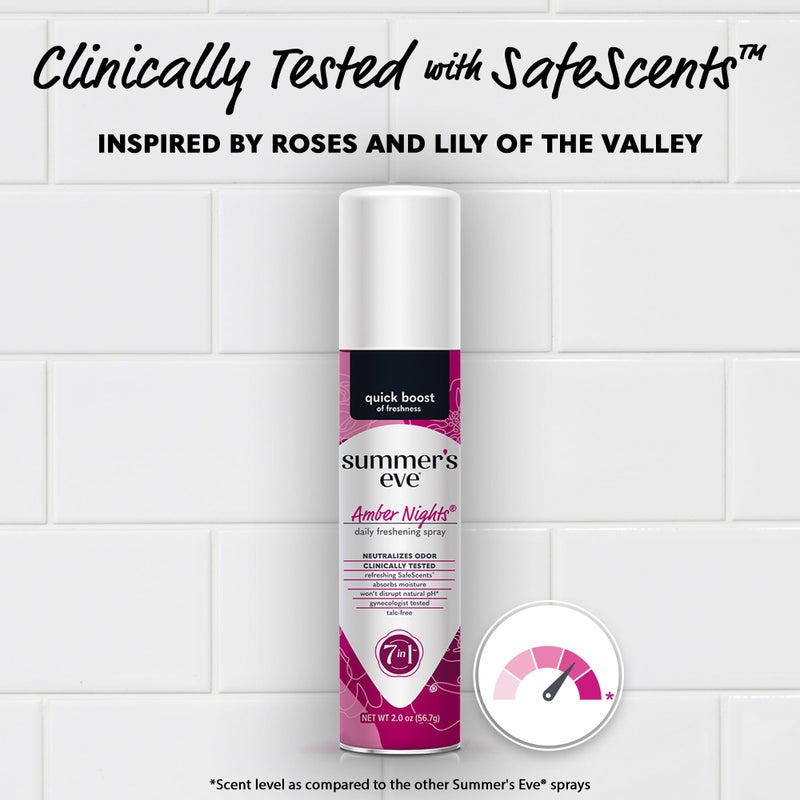 Summer's Eve Amber Nights Daily Refreshing Feminine Spray, 2 oz - Image 4