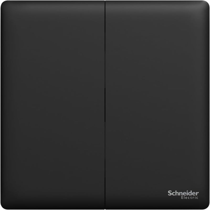 Schneider Electric Unica X 2-Way Switch - Jet Black - Image 1