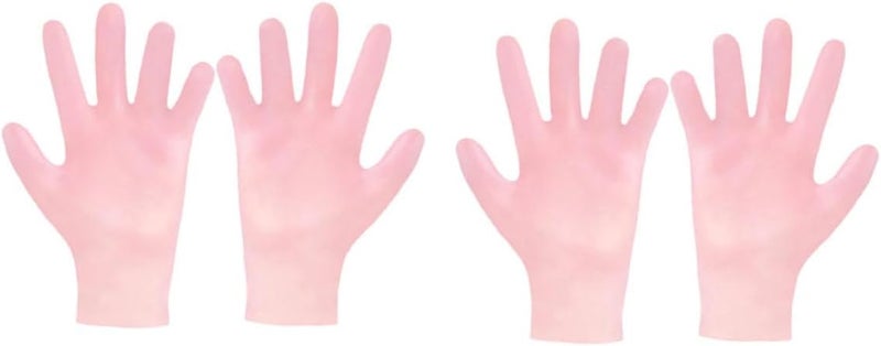 Outanaya Moisturizing Gloves Set 2 Pairs of Gloves Dry Skin Care Exfoliating Whitening Hand Care Treatment - Image 1