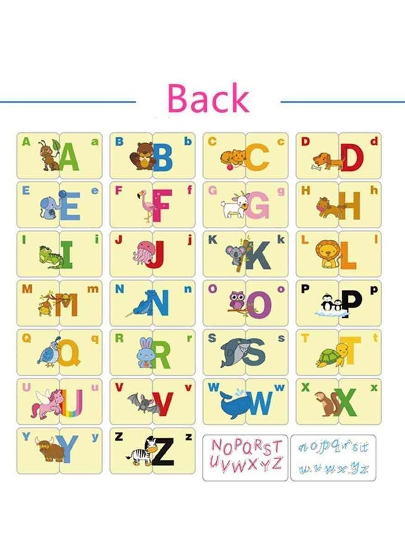UKR Educational Flash Cards – Alphabet Learning Set with English Letters & Animal Illustrations | Fun Flashcards for Toddlers & Preschoolers | Interactive ABC Flash Cards for Early Literacy & Kids' Development - Image 5