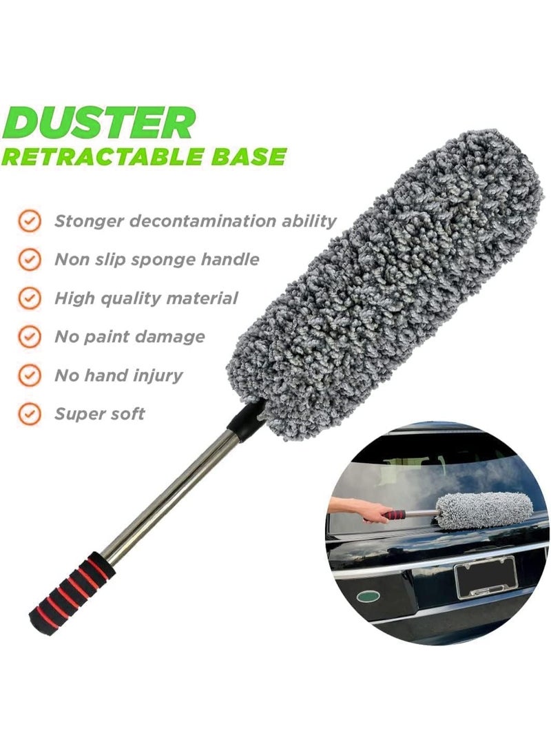 TORONTO Premium Car Mat & Cleaning Kit | All-Weather Floor Mats for Toyota, SUV | Heavy Duty Mats, Duster & Air Freshener | Complete Interior Care Bundle | Universal Fit Protection UAE Weather  - Image 3