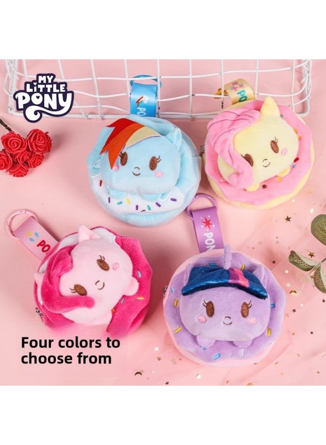 Pony Polly Plush Coin Purse Mini Cute Storage Bag Student Earphone Bag Girl Key Bag Pendant-Color:Cute Plush Coin Purse-soft  - Image 3