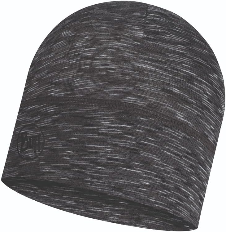 Buff Lightweight Merino Wool Hat in Graphite Multi Stripes - Image 2