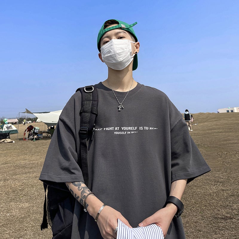 2024 Korean 220G American Short Sleeve T-Shirt T2819 - Image 1