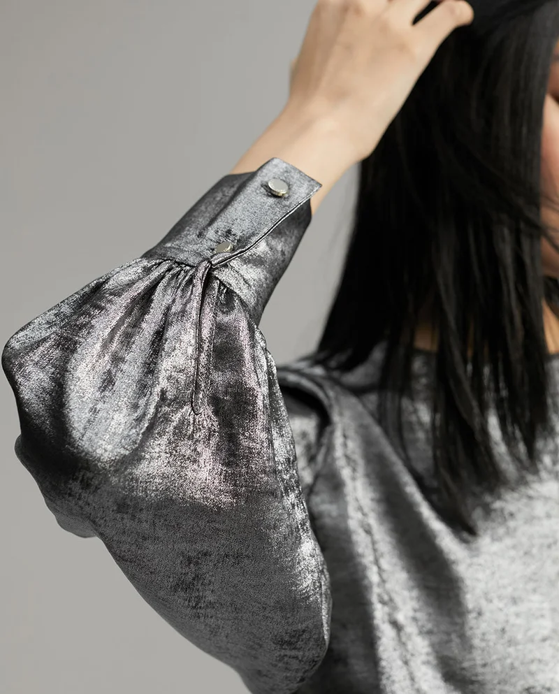 Lola Casademunt Short laminated dress