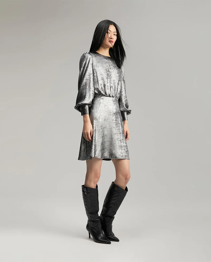 Lola Casademunt Short laminated dress