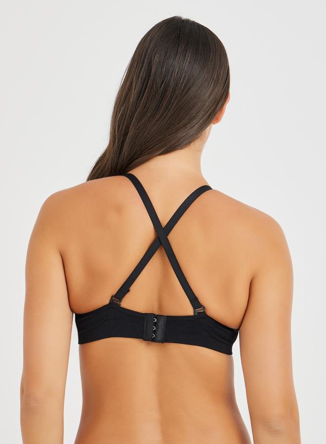 Styli Styli Pack of 3 - Non-Padded Wired Seamless T-Shirt Bra  - Image 5