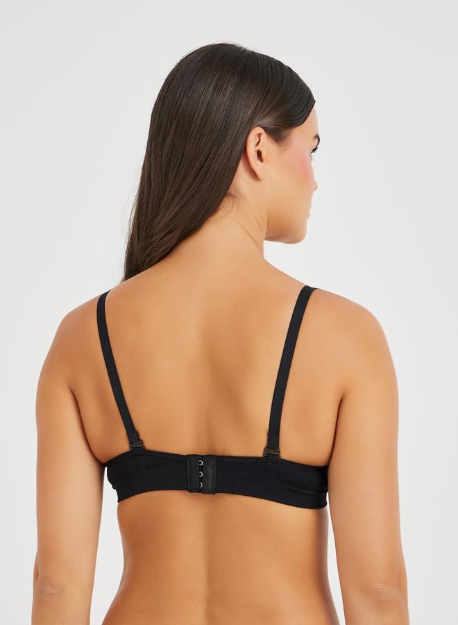 Styli Styli Pack of 3 - Non-Padded Wired Seamless T-Shirt Bra  - Image 4