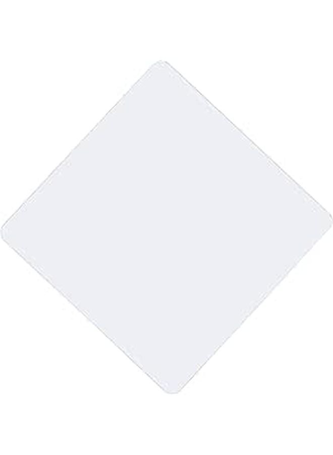 مرآة ديكور الحمام ذاتية اللصق من الأكريليك مثبتة على الحائط سهلة التركيب زوايا دائرية - Image 1
