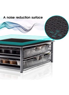 Arabest Coffee Pod Holder, 72 Dolce Gusto Pod Holders, Coffee Capsules Storage Drawer with Coffee Machine Stand & Non - Slip Feet  - Image 4