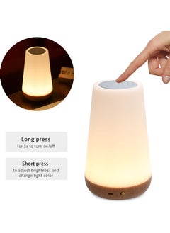 SKY-TOUCH USB Touching Control Bedside Table Lamp WhiteGold 158x98x98centimeter  - Image 4