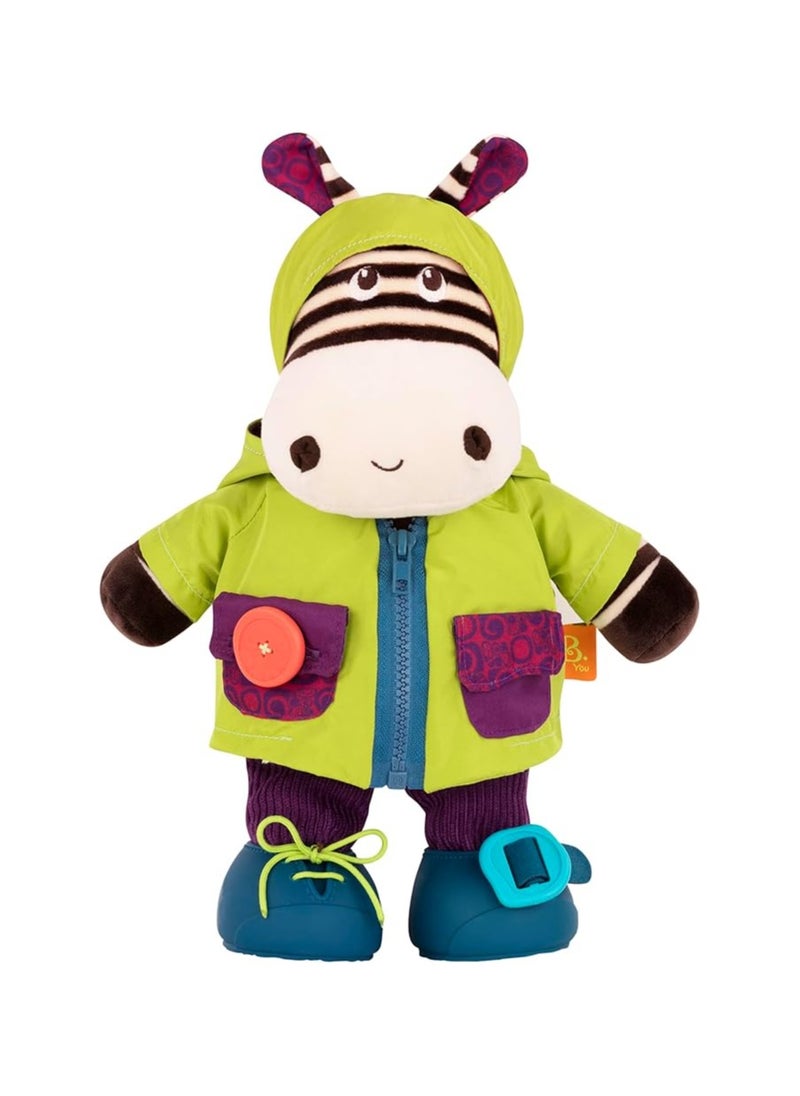 B. Toys B.TOYS DRESS ME ZEBRA - GIGGLY ZIPPIES, ZEBB 