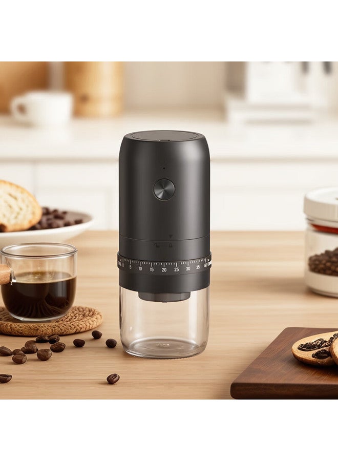 Cliton Portable Coffee Machine, Car-mounted Wireless Handheld Italian Espresso Semi-automatic Coffee Maker With Grinder And Milk Frother For Camping - Image 3