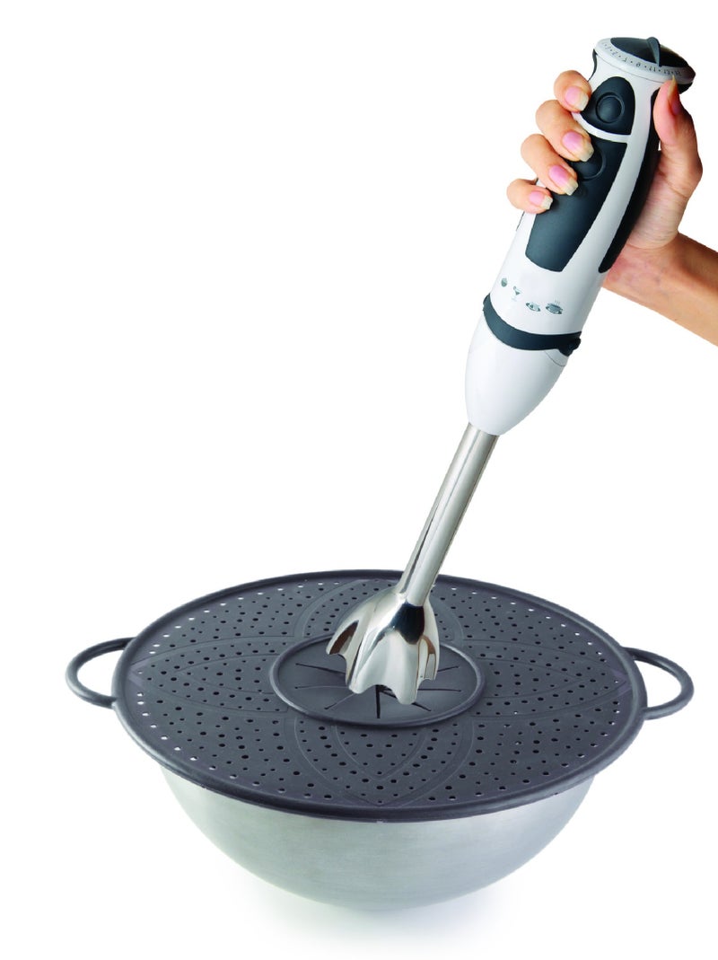 イービーエム(EBM) Pavoni Platinum Silicone Splatter Guard, Grey - Image 4