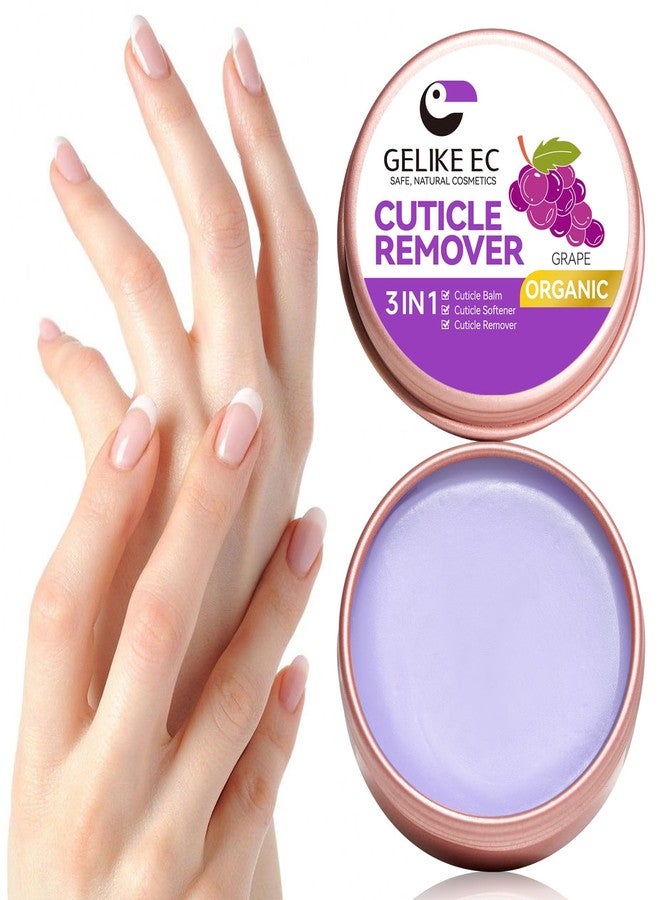 gelike ec Cuticle Care Balm for Nails: Grape Organic Cuticle Softener to Nourish Moisturize Remove Restore Strengthen Dry & Splitting Cuticles - Image 1