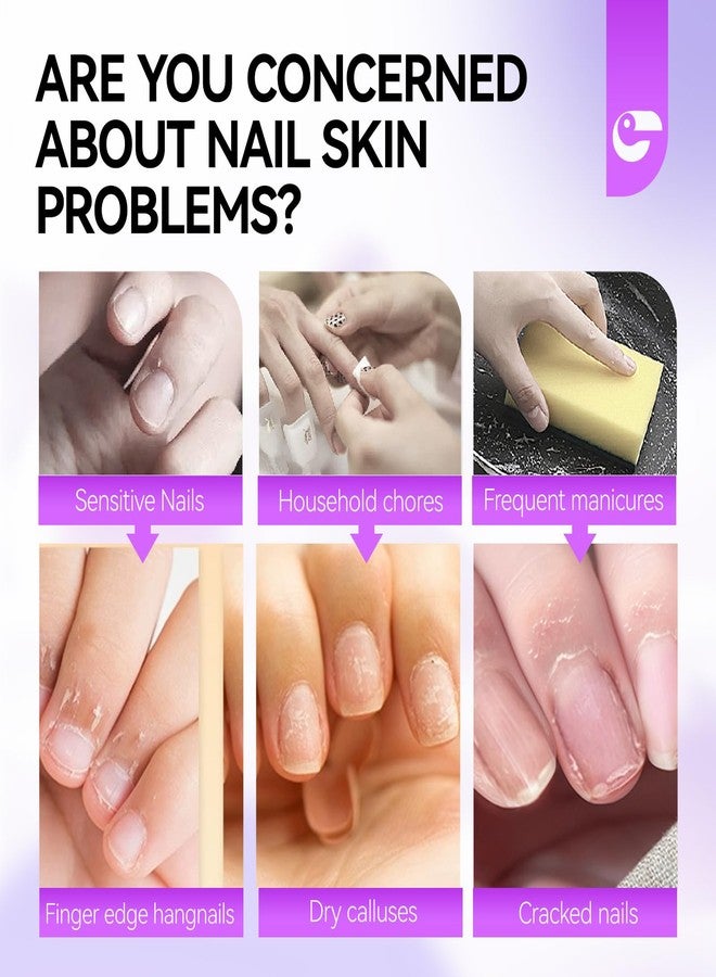 gelike ec Cuticle Care Balm for Nails: Grape Organic Cuticle Softener to Nourish Moisturize Remove Restore Strengthen Dry & Splitting Cuticles - Image 2