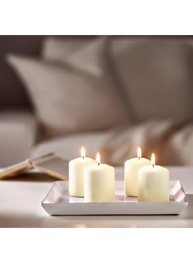 erorex Unscented block candle, natural, 8 cm - Image 2