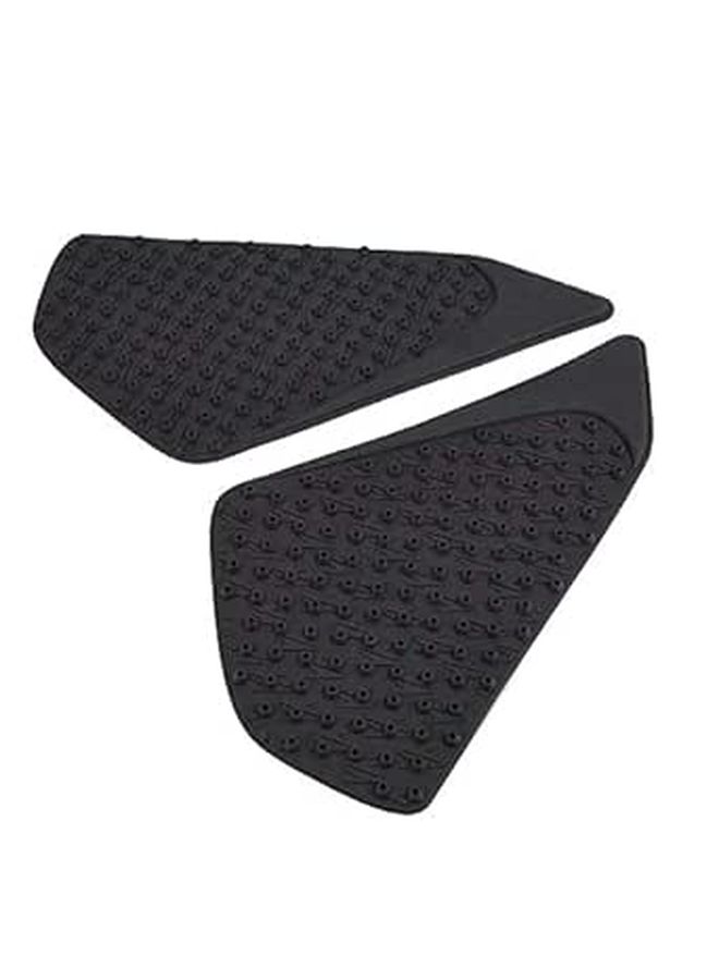 Motorcycle Tank Pad Non Slip Rubber Fuel Tank Protector Compatible With CBR1000RR 2004 2007 2 Pieces Set Black - Image 1
