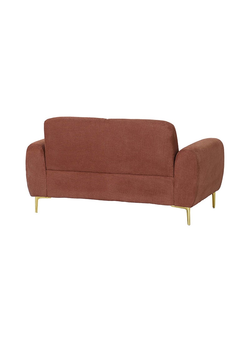 ROYALOAK Alvin 2 Seater Sofa – Brown Fabric Upholstery | Pocket Spring Cushions | Compact Modern Sofa for Living Room | Includes 2 Pillows | Comfortable & Durable Seating  - Image 3