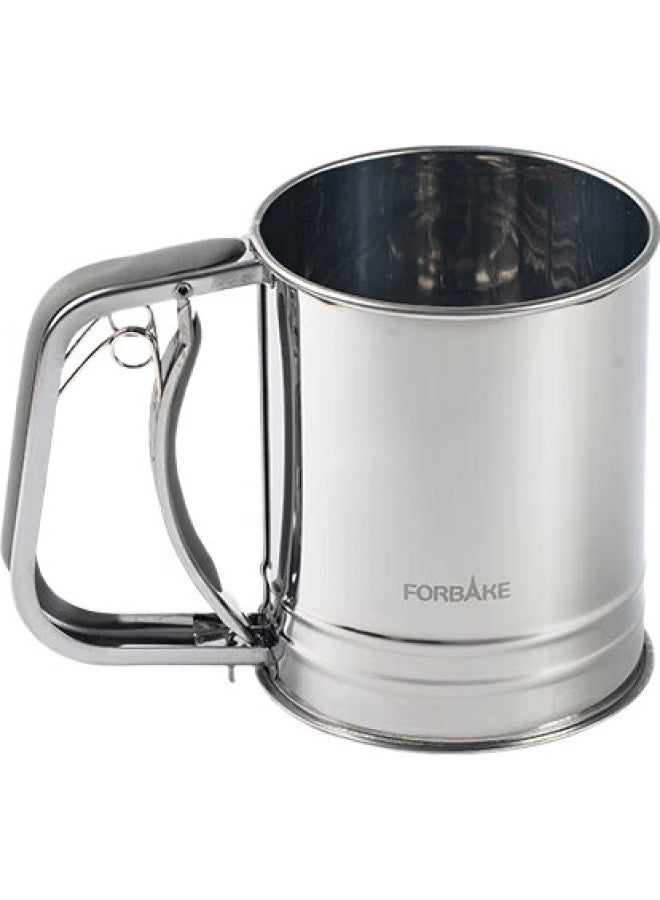 FOR BAKE Fapake Handheld Semi-Automatic Flour Sifter, Home Use Sieve, Baking Tool, Powder Dispenser - Image 3