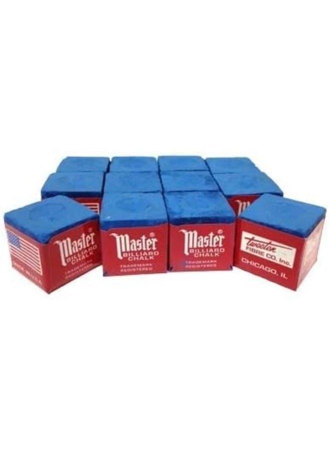 Master 12Piece Billiard Pool Cue Chalk Set  - Image 4
