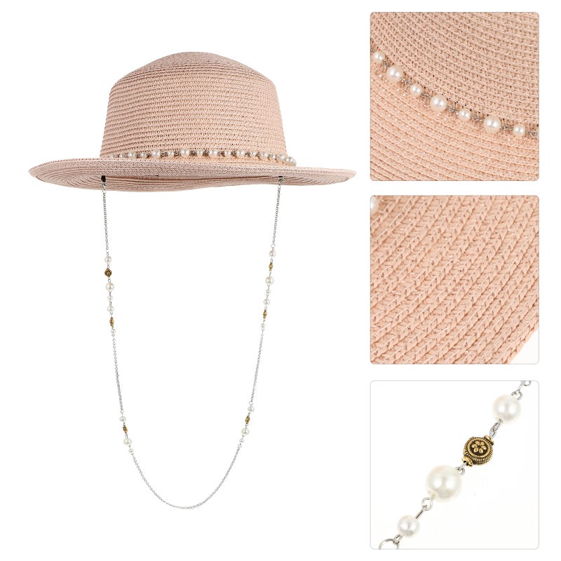 2 pcs Beach Hat Hat Portable Sun Hat Outdoor Sun - Image 3