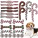 Glimin 24 Pcs Christmas Dog Rope Toys Pets Puppy Chew Interactive Toys Tough Christmas Colored Chew Training for Small Medium Large Pet Teething Cleaning GiftsClassic Style - Image 3