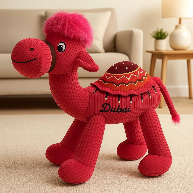 FITTO Pink Camel Figurine 25 cm Home Decor plush toy - Unique Collectible Accent - Image 2