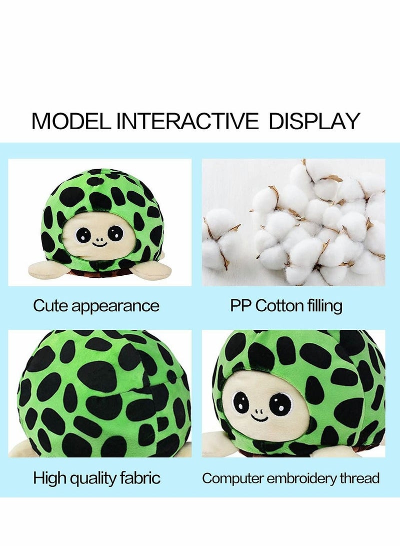 SYOSI Mini Stuff Animals，Reversible Plush，Mood Plushie, for Adult Kids Girl Boy Valentine's Day Gift! - Image 3