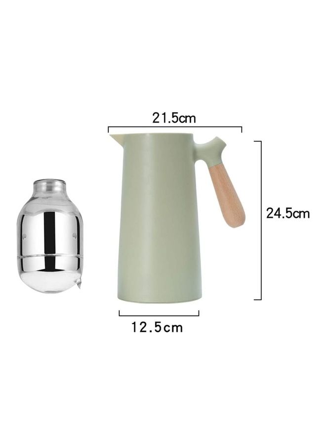 NIBEMINENT Thermal Coffee Jug With Lid Beige - Image 3