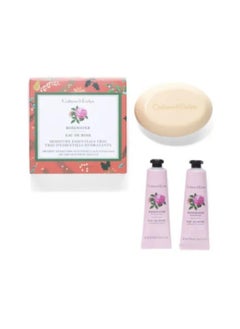 Crabtree & Evelyn Crabtree & Evelyn Rosewater Bar Soap & Hand Therapy Gift Set 
