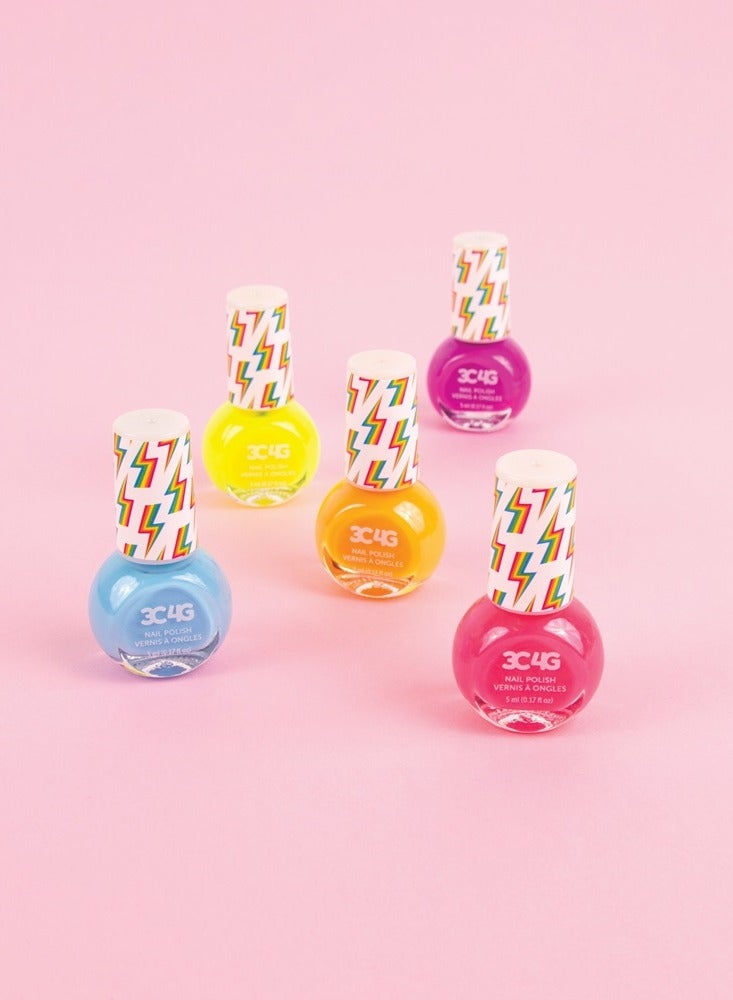 3C4G Neon Nail Polish 5pk - Image 3