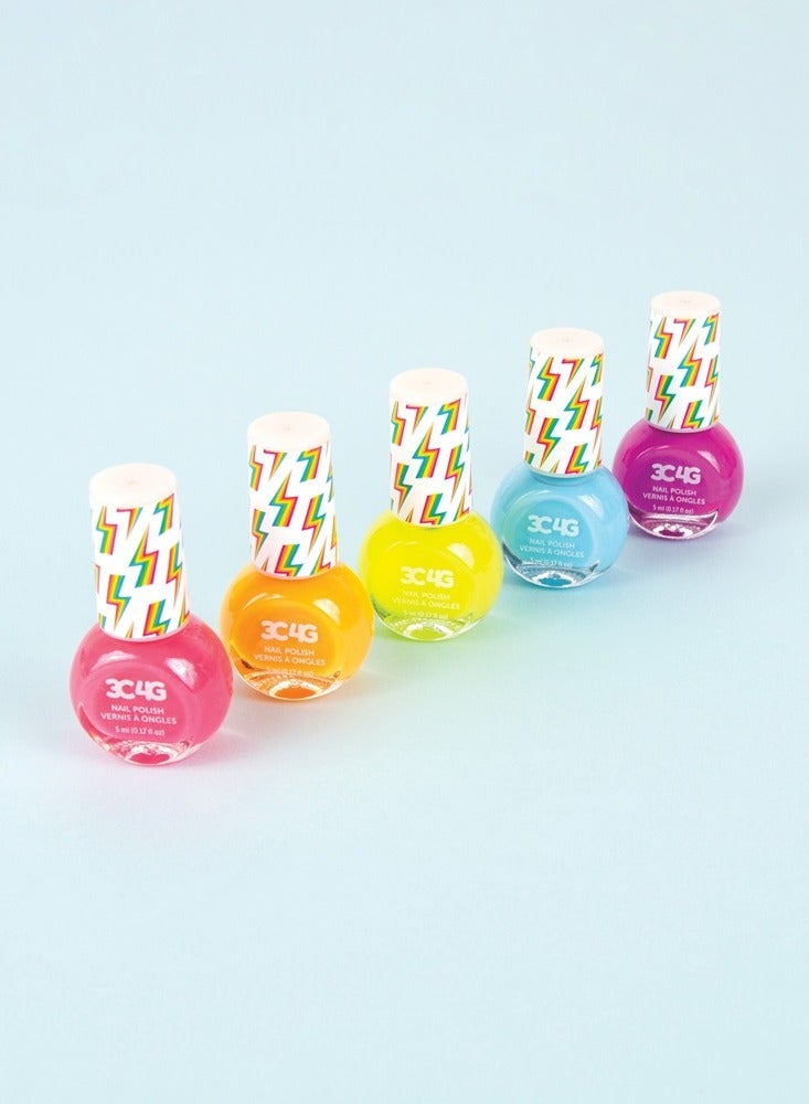 3C4G Neon Nail Polish 5pk - Image 4