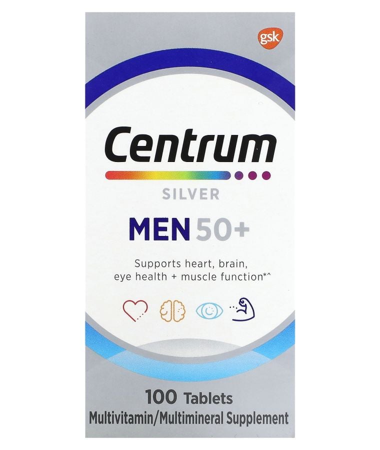 Centrum Men Silver Men 50+ 100 Tablets