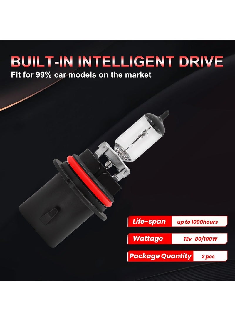 MUNTAQI LIGRO 2PCS High-Performance Halogen Headlight Bulb High Quality Quartz Glass for Bright and Clear Light 9007 12V, 100/80W 1PCS BL10304 - Image 3