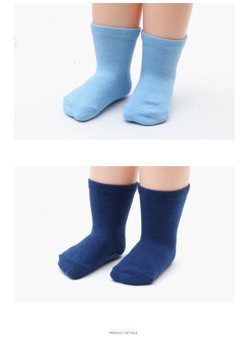 Children's Floor Socks Baby Non-Slip Socks 6 Pairs - Image 4