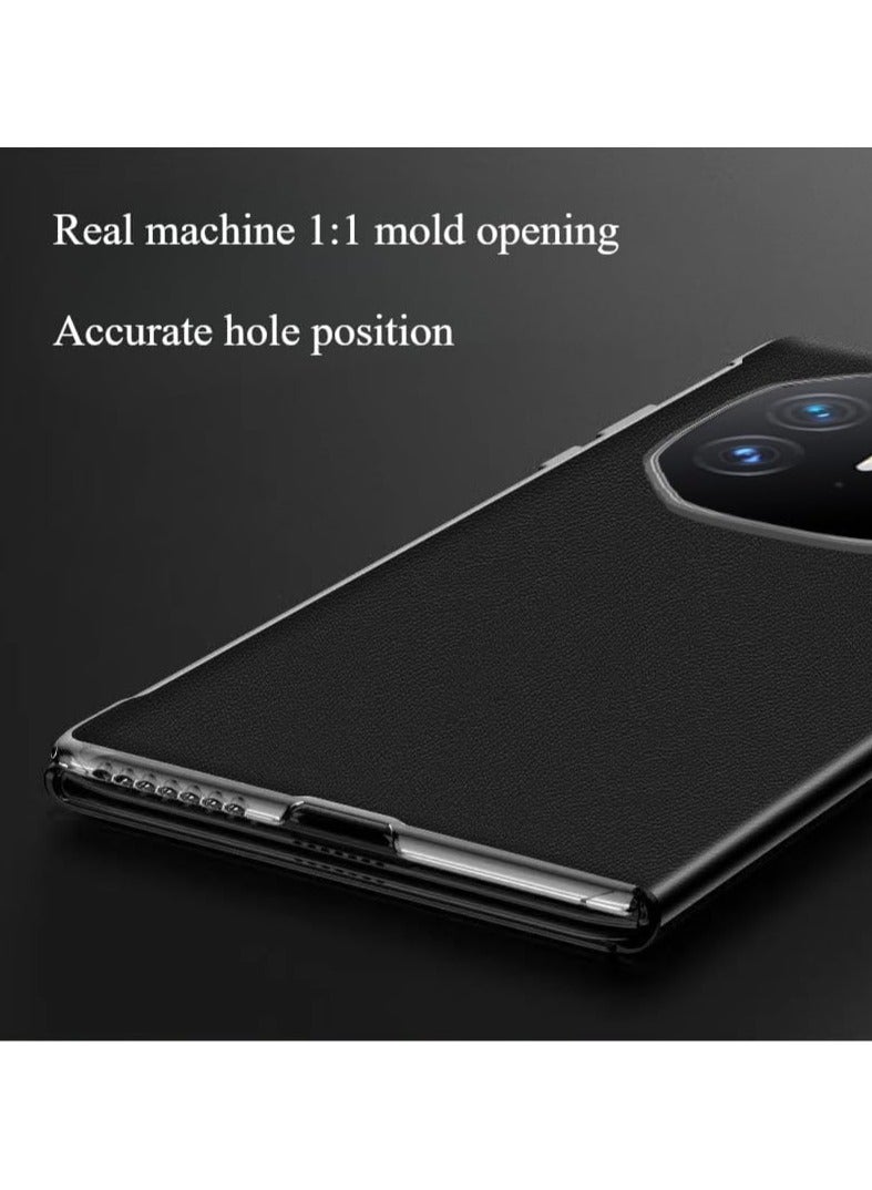 Leather Protective Cover Compatible with Huawei Mate XT, Intelligent Window Automatic Sleep Folding Full Pack Protective Cover For Mate XT - Image 2