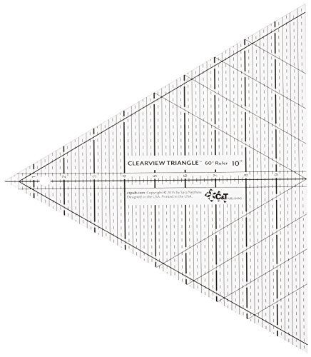 C T PUBLISHING C&T Publishing CTP20329 Clearview 60 Degree Triangle Ruler, 10" - Image 4