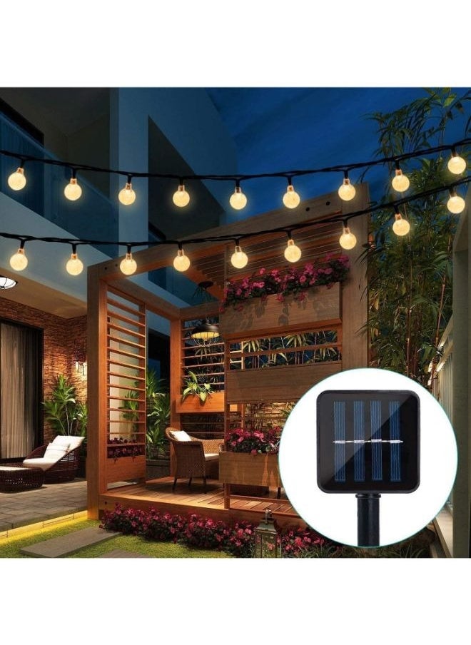 ماركة غير محددة - حبل إضاءة LED يعمل بالطاقة الشمسية لزينة - Image 1