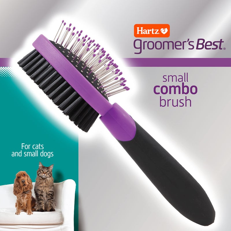 Hartz Grooming Supplies, Groomers Best Combo Brush for Dogs and Professionals 6-in-1 Dog Shampoo and Combo Brush Bundle, Good for All Dogs & Coat Types - Image 2