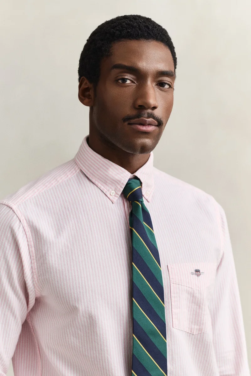 GANT  Regular Classic Oxford Stripe Shirt for Men | Best Price UAE