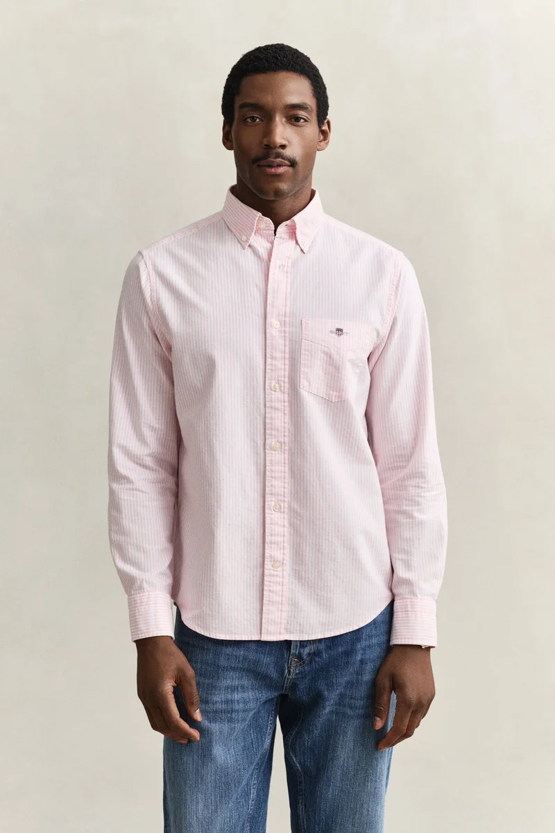 غانت Regular Classic Oxford Stripe Shirt