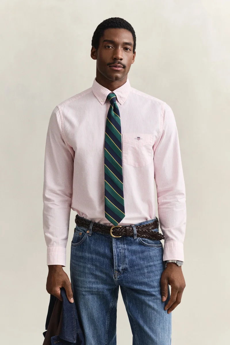 غانت Regular Classic Oxford Stripe Shirt