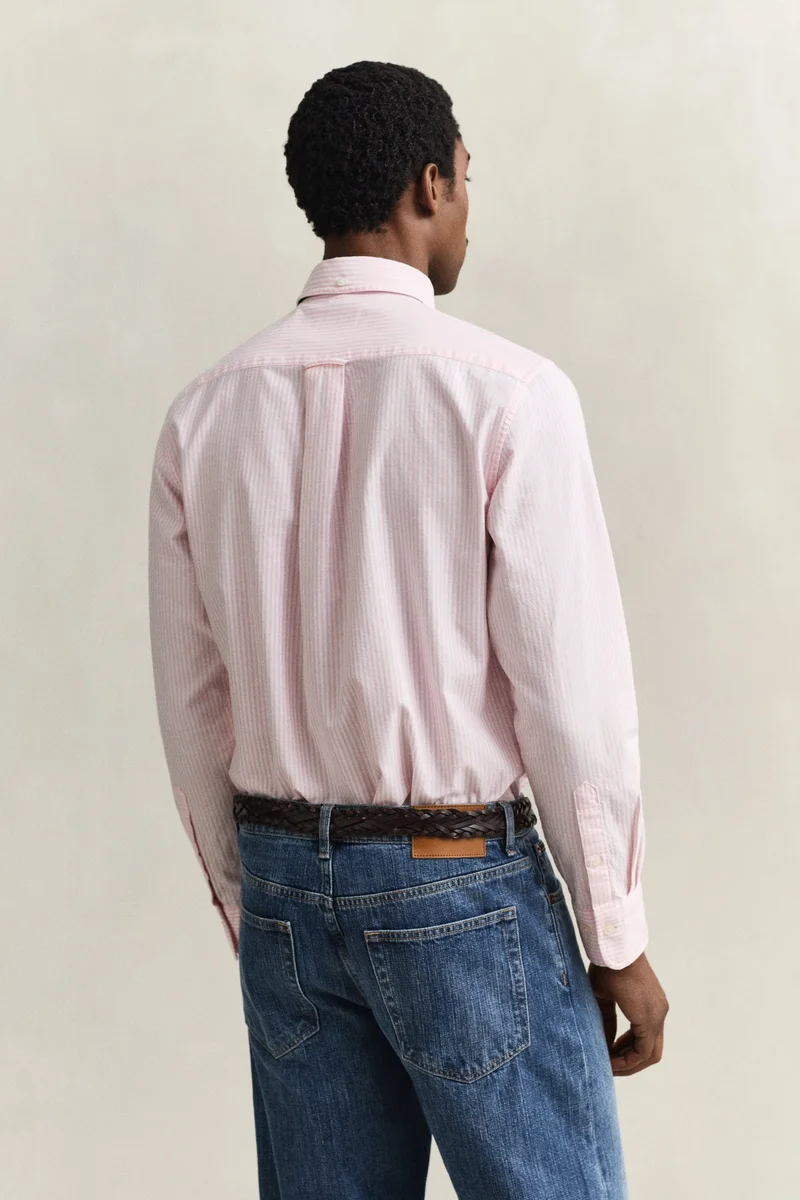 GANT  Regular Classic Oxford Stripe Shirt for Men | Best Price UAE